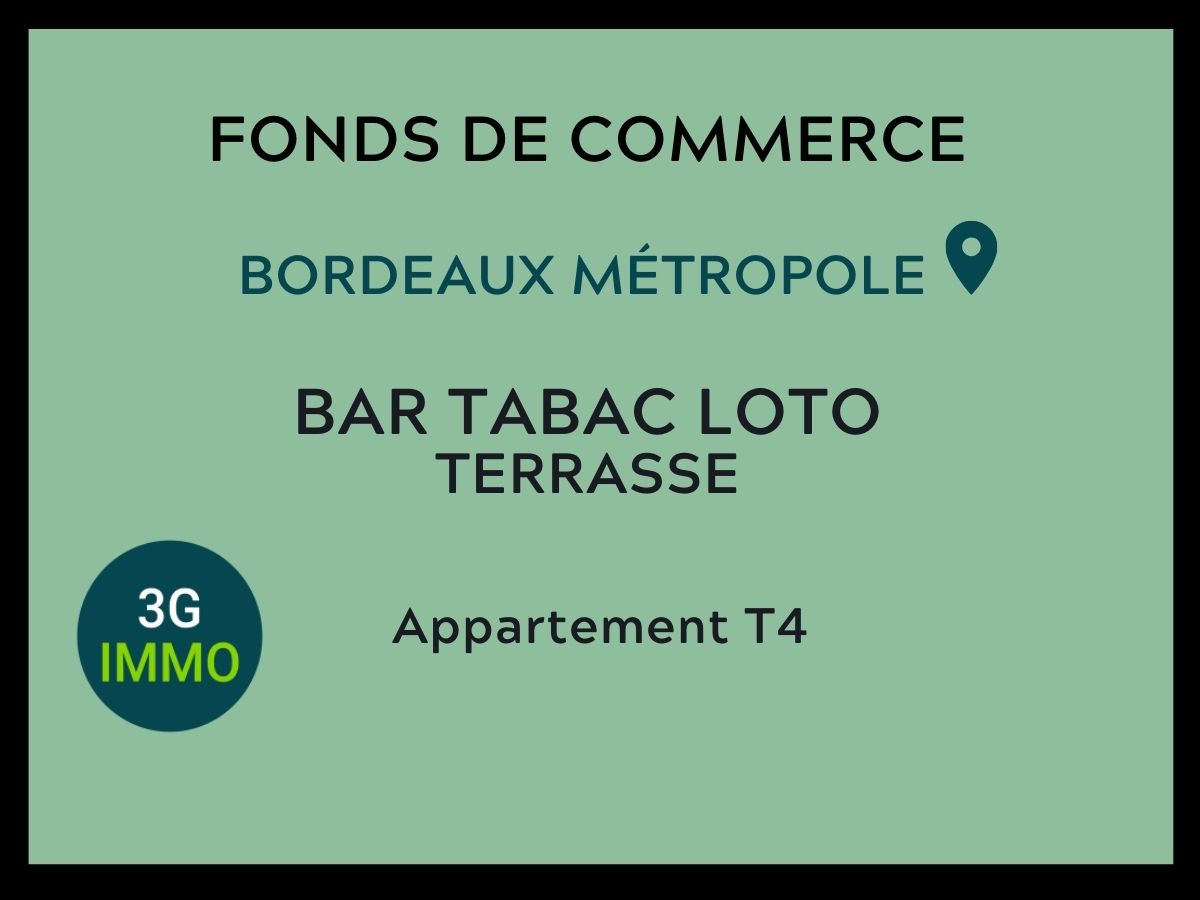 Vente Fond / Commerce 330m² à Bordeaux (33000) - 3G Immobilier