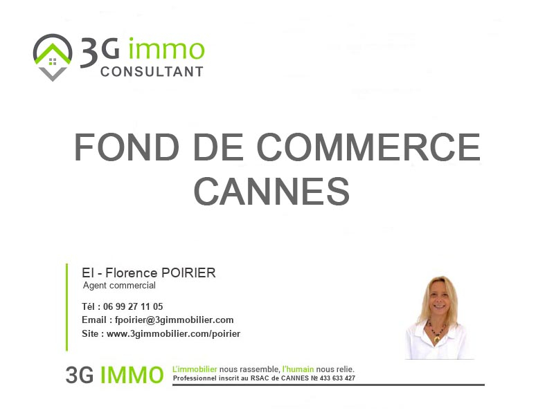 Vente Restaurant 75m² à Cannes (06400) - 3G Immobilier