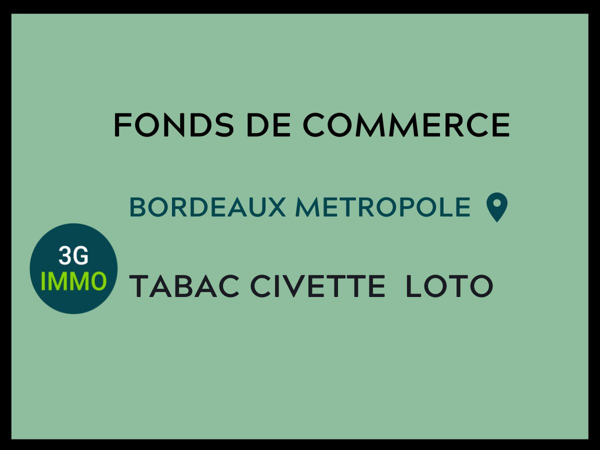 Vente Fond / Commerce 65m² à Bordeaux (33000) - 3G Immobilier