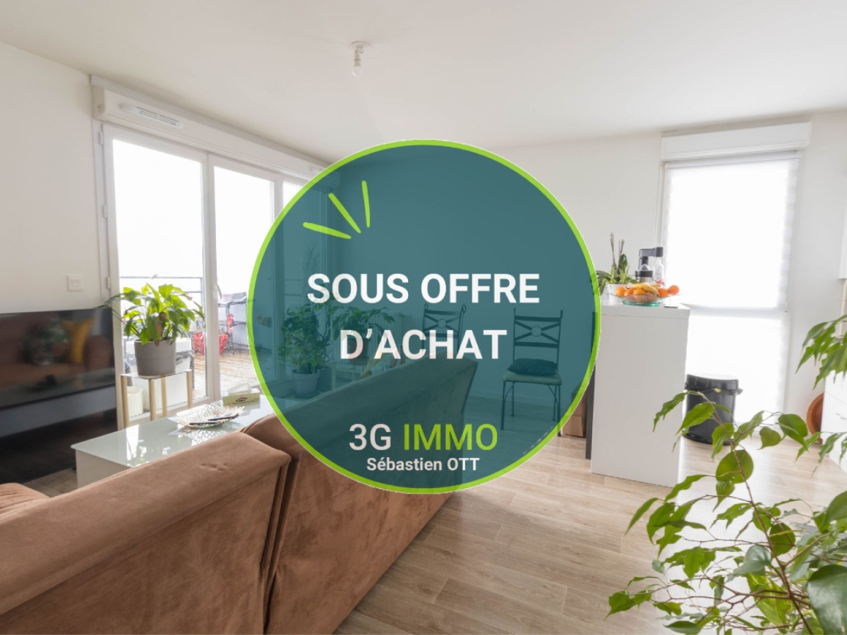 Vente Appartement 62m² 3 Pièces à Strasbourg (67100) - 3G Immobilier